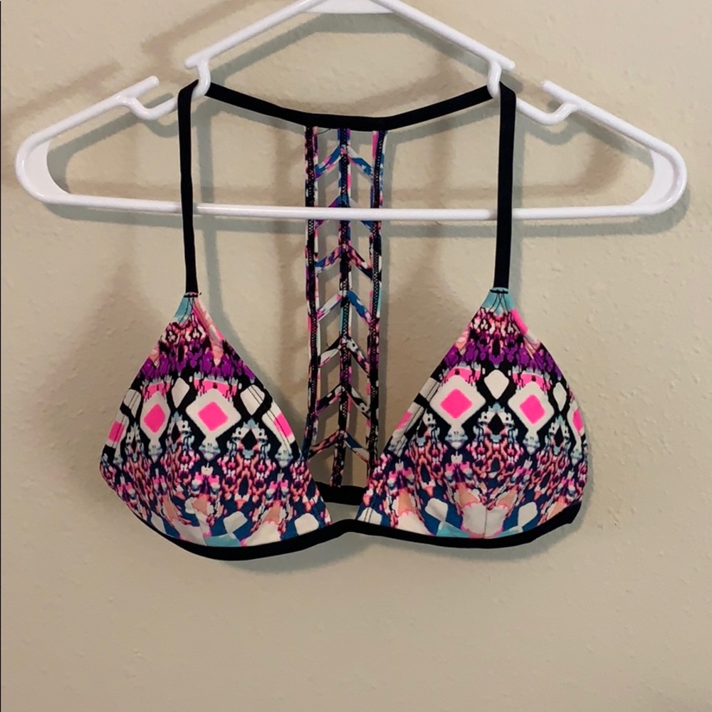Colorful pacsun bikini top
